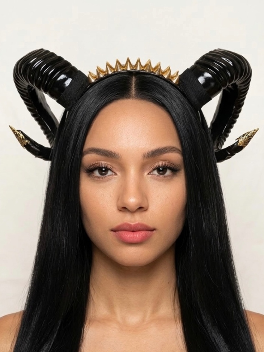 Enchanted Ram's Horns & Spiked Headband